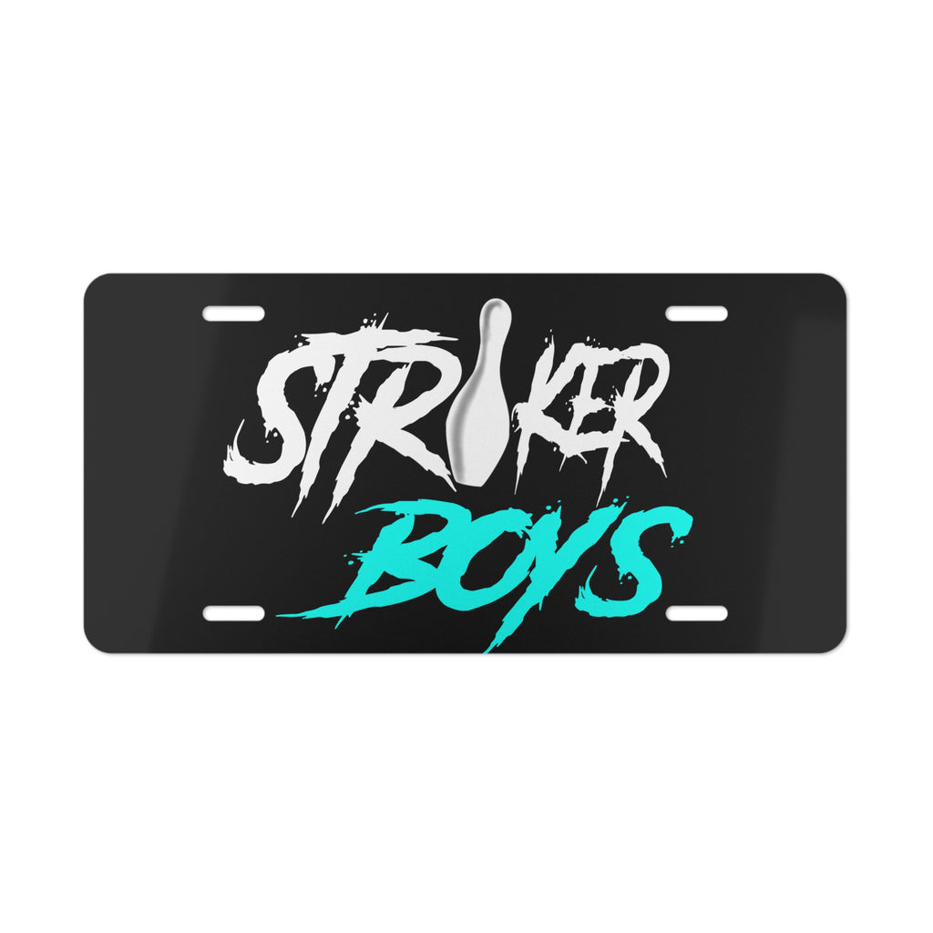 Striker Boys - Light Blue Vanity Plate