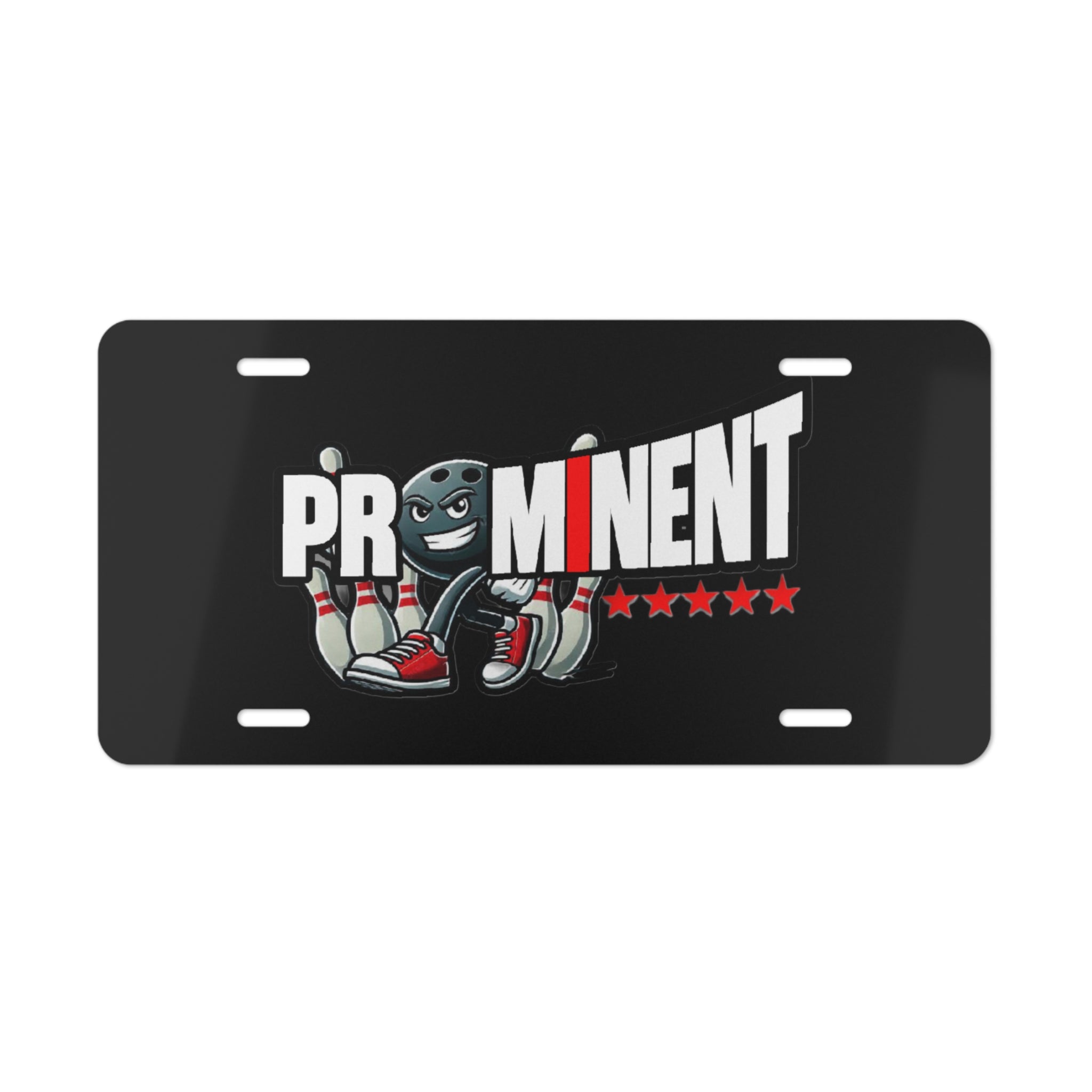 Red “Prominent” - Vanity Plate