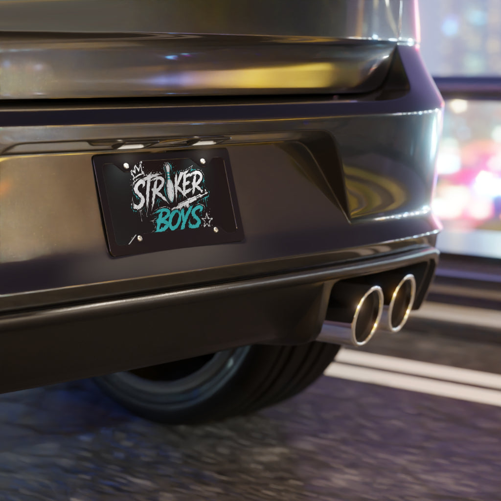 “Striker Boys” - Blue Vanity Plate