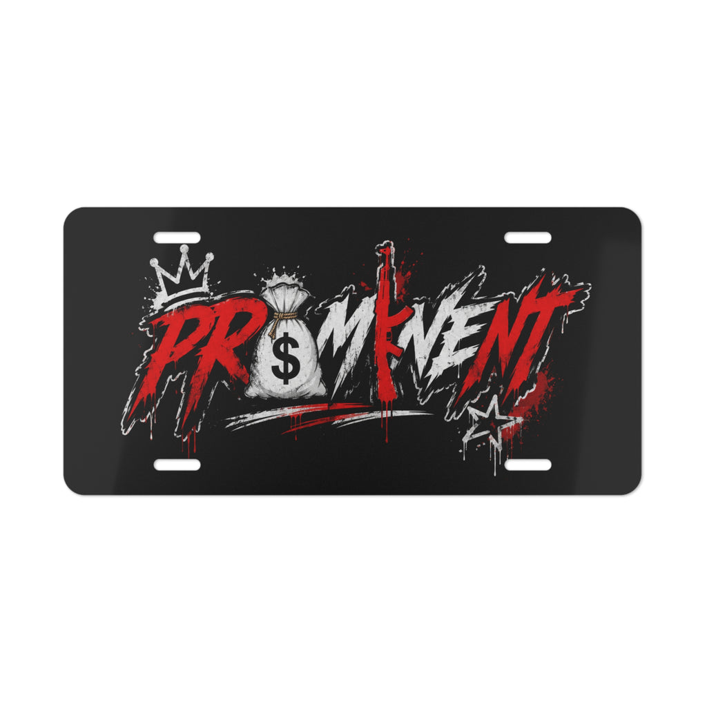BAG CHASIN “Prominent” - Red Vanity Plate