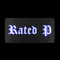 Blue Rated P - Vanity Plate