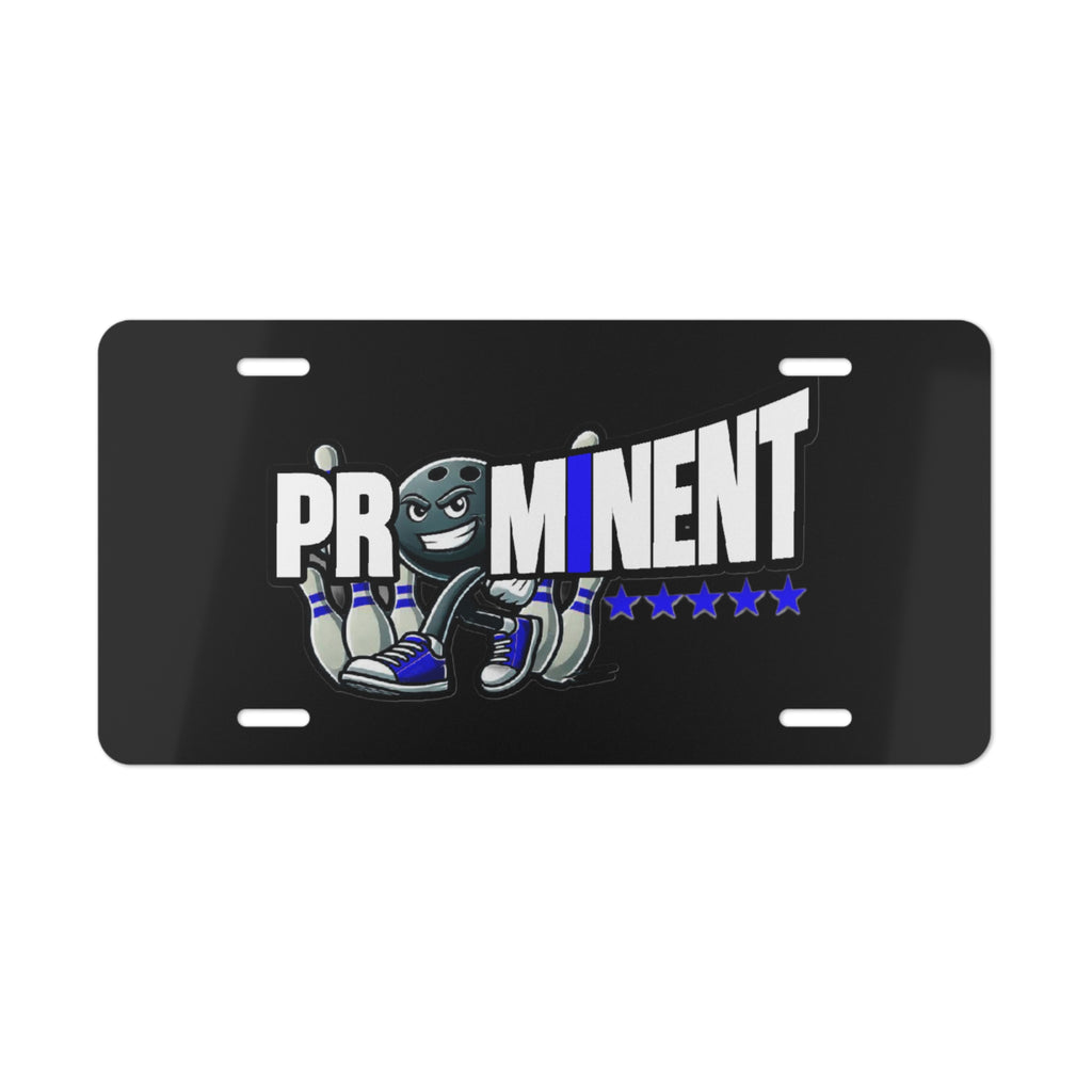 Blue “Prominent” - Vanity Plate