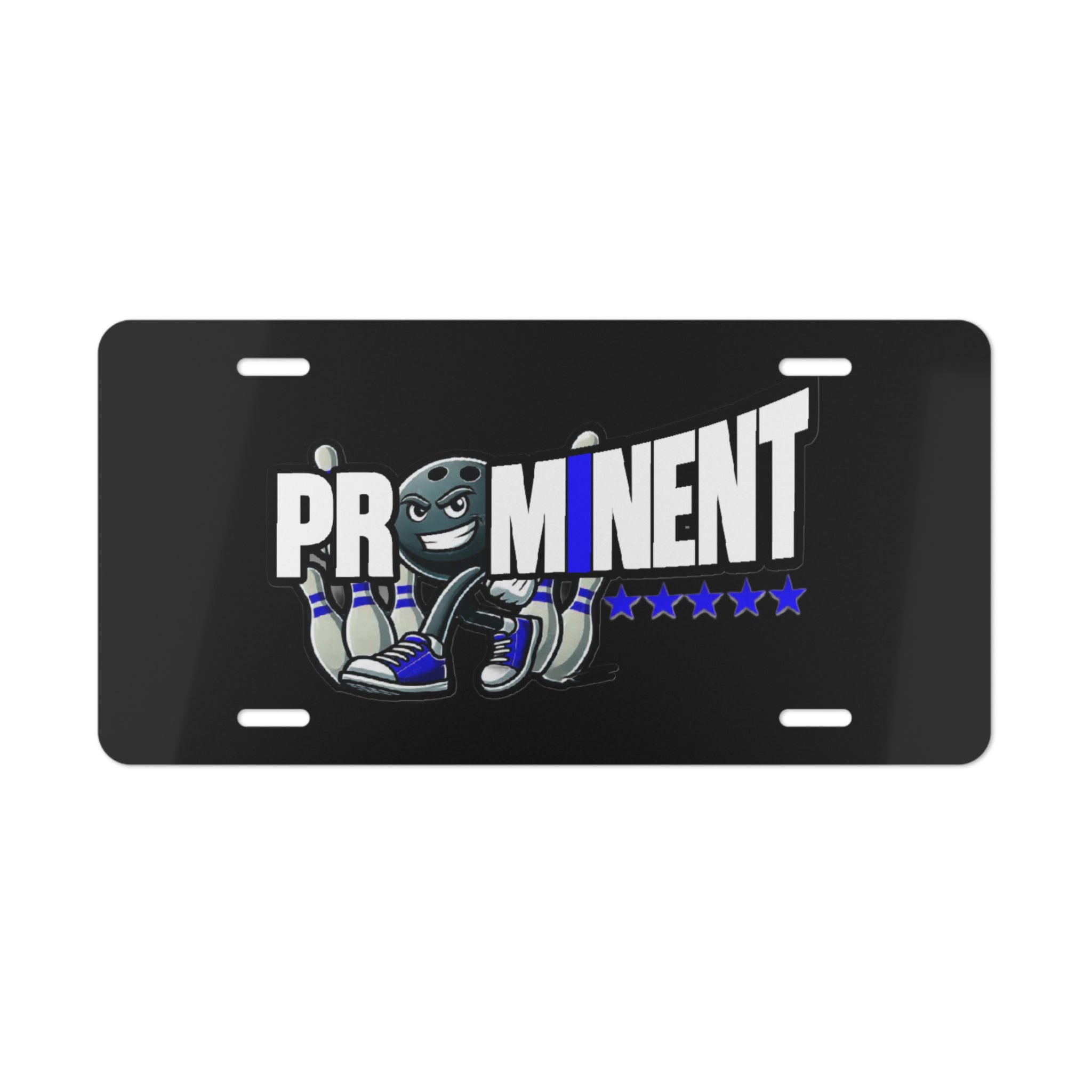Blue “Prominent” - Vanity Plate